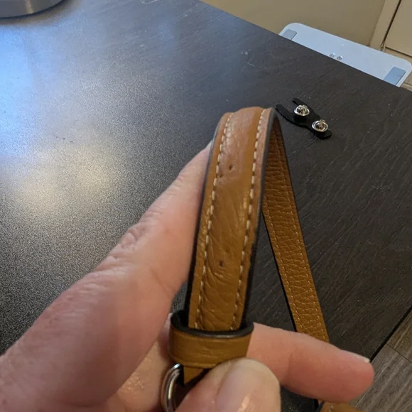 Coach Leather Eva White & Tan Crossbody Bag with Patches - Picture 10 of 10